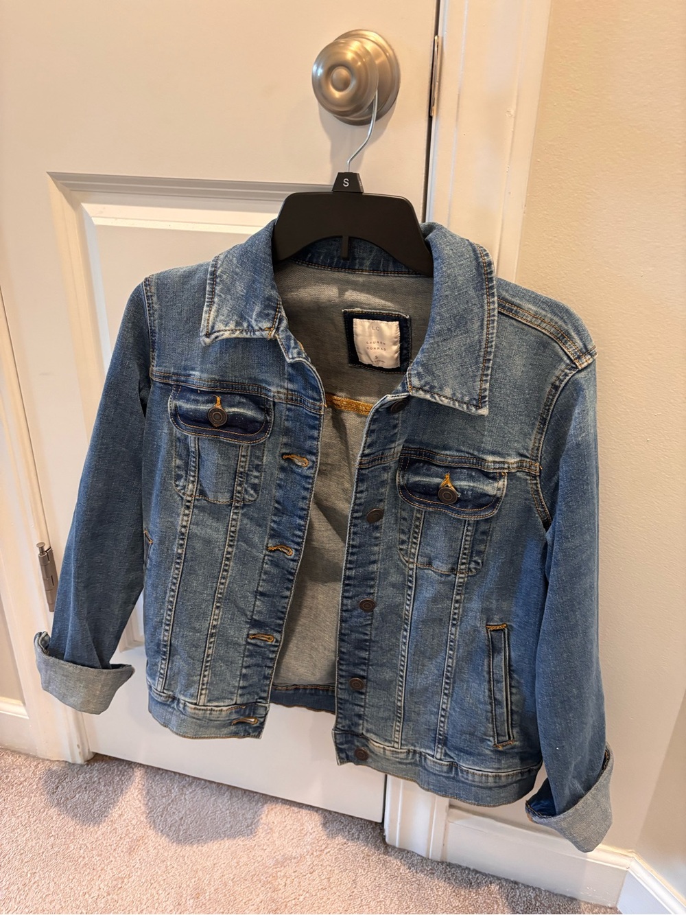 LC Lauren Conrad Light Blue Denim Jacket - Women